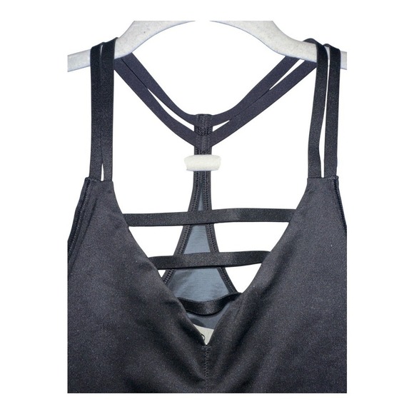 Victoria's Secret VSX Black Cage Front Sports Bra, Medium - Picture 3 of 7